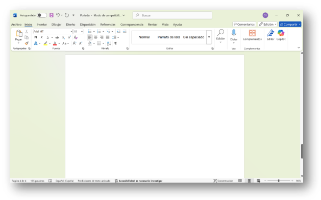 Interfaz de usuario gráfica, Aplicación, Word
El contenido generado por IA puede ser incorrecto.